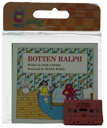 Book cover for Rotten Ralph Book & Cassette