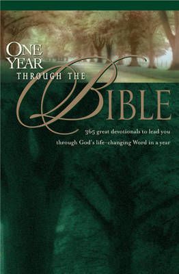 Book cover for One Year Through the Bible