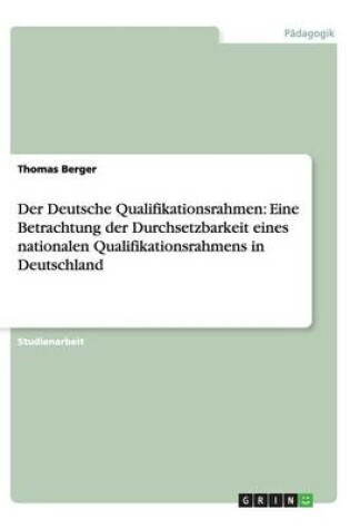 Cover of Der Deutsche Qualifikationsrahmen
