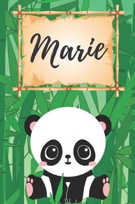 Book cover for Marie Notizbuch Panda / Malbuch / Kritzelbuch / Tagebuch / Journal / DIN A5 / Geschenke