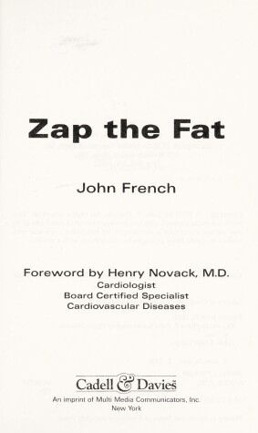 Book cover for Zap the Fat