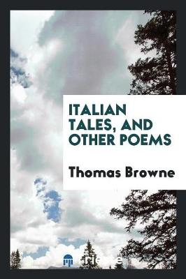 Book cover for Italian Tales, and Other Poems