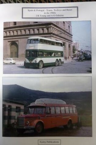 Cover of Trams, Trolleybuses and Buses in Spain & Portugal in the 1960s