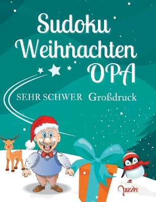 Book cover for Sudoku Weihnachten Opa - Sehr Schwer Großdruck