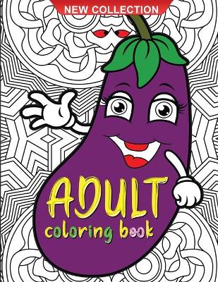 Book cover for Adult coloring book