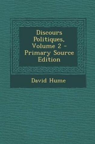 Cover of Discours Politiques, Volume 2