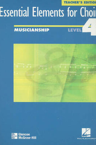 Cover of Essential Elements for Choir, Advanced Level 4, Musicianship