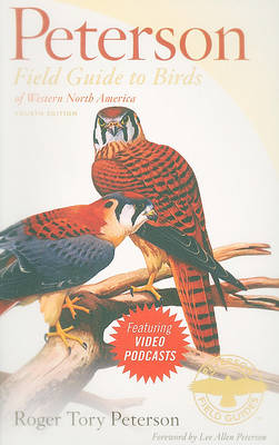 Book cover for Peterson Field Guide to Birds of Western North America, Fourth Edition