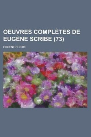 Cover of Oeuvres Completes de Eugene Scribe (73)