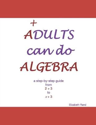 Book cover for ADULTS can do ALGEBRA