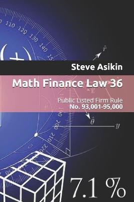 Book cover for Math Finance Law 36