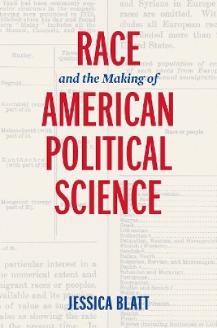 Cover of Race and the Making of American Political Science