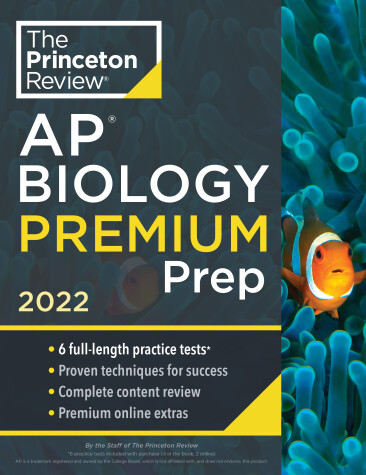 Book cover for Princeton Review AP Biology Premium Prep, 2022