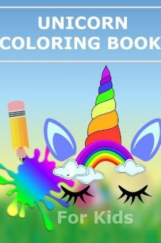 Cover of unicorn coloring book