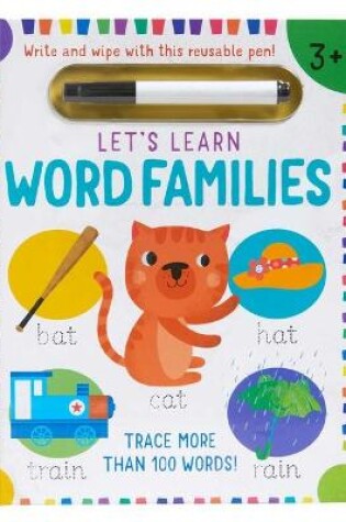 Cover of Let's Learn: Word Families (Write and Wipe)