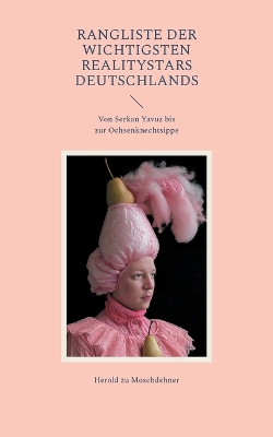 Book cover for Rangliste der wichtigsten Realitystars Deutschlands