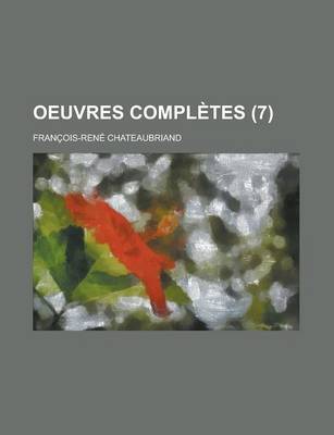 Book cover for Oeuvres Completes (7)