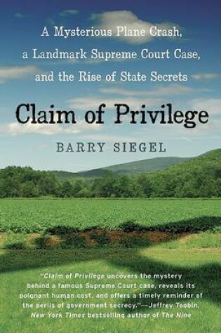 Cover of Claim of Privilege