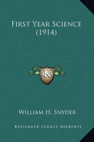 Cover of First Year Science (1914)