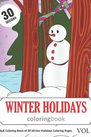 Cover of Winter Holidays Coloring Book
