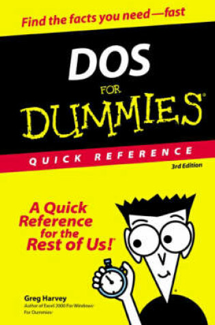 Cover of DOS for Dummies Quick Reference