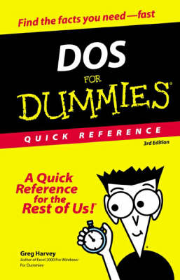 Cover of DOS for Dummies Quick Reference