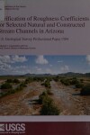 Book cover for Verification of Roughness Coefficients for Selected Natural and Constructed Stream Channels in Arizona