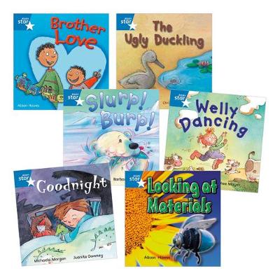 Book cover for Learn at Home:Star Reading Blue Level Pack (5 fiction and 1 non-fiction book)
