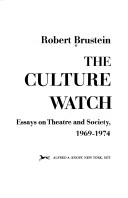 Book cover for The Culture Watch