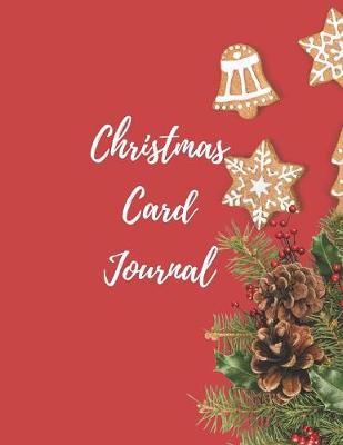 Book cover for Christmas Card Journal