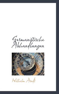 Book cover for Germanistische Abhandlungen