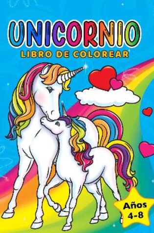 Cover of Unicornio libro de colorear