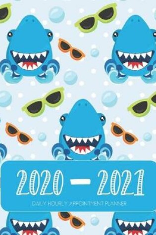 Cover of Daily Planner 2020-2021 Sharks 15 Months Gratitude Hourly Appointment Calendar
