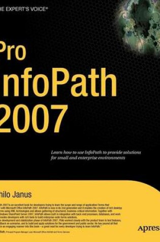 Cover of Pro Infopath 2007