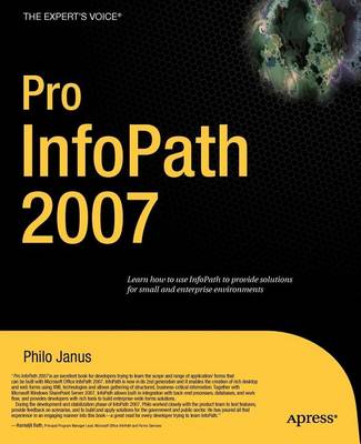 Book cover for Pro Infopath 2007