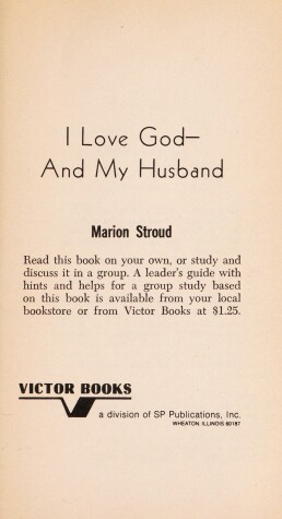 Book cover for I Love God-& My Husband