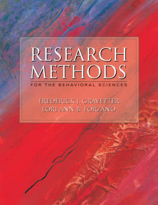 Book cover for Research Methods for the Behavioral Sciences (Non-Infotrac Version)