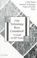 Book cover for Has Technology Been Considered?