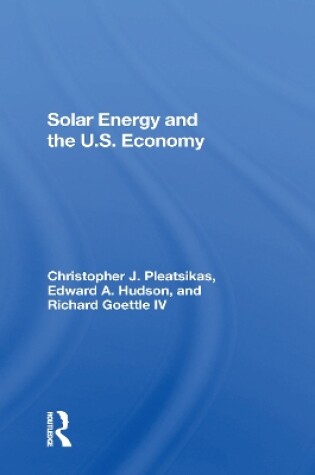 Cover of Solar Energy And The U.s. Economy