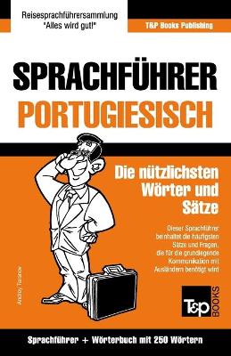 Book cover for Sprachfuhrer Deutsch-Portugiesisch und Mini-Woerterbuch mit 250 Woertern