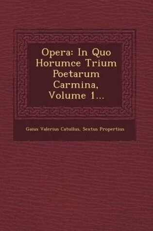 Cover of Opera