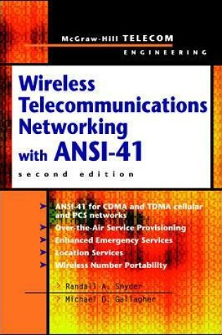 Cover of Wireless Telecommunications Networking with ANSI-41