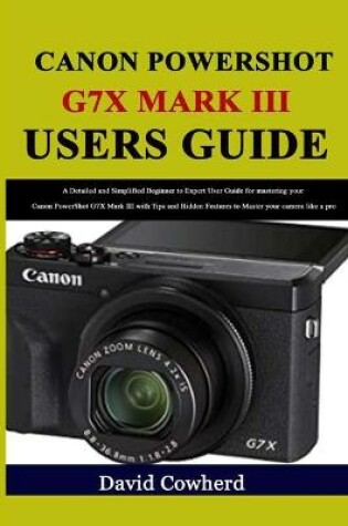 Cover of Canon PowerShot G7X Mark III Users Guide