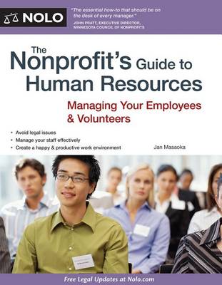 Cover of The Nonprofit's Guide to Human Resources