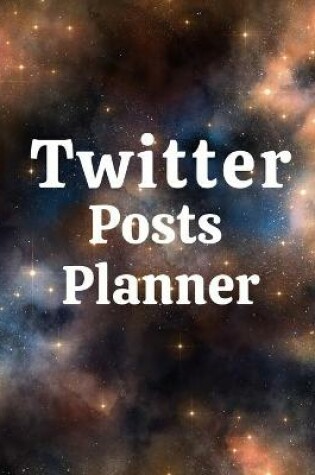 Cover of Twitter posts planner