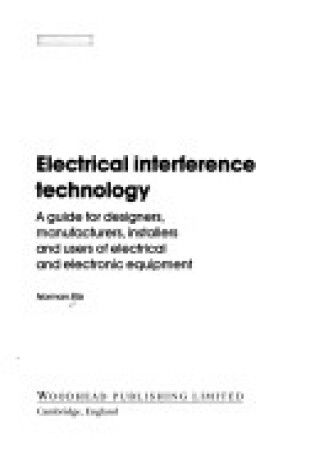 Cover of Electrical Interference Technology