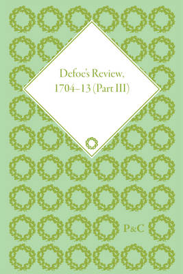 Book cover for Defoe's Review 1704-13, Volume 3 (1706)