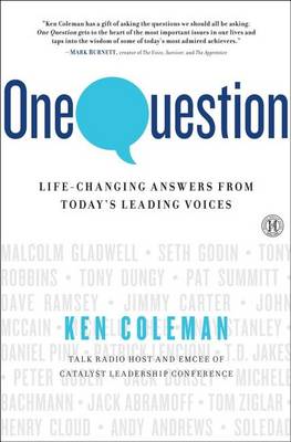 Book cover for One Question: Life-Changing Answers from Today's Leading Voices