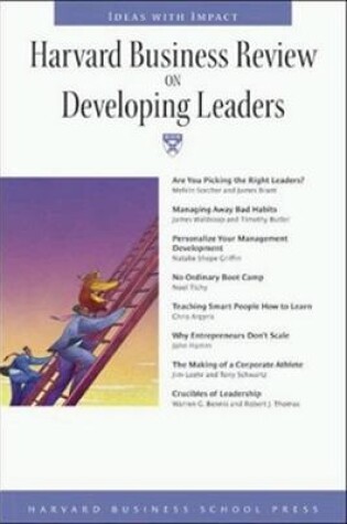 Cover of "Harvard Business Review" on Developing Leaders