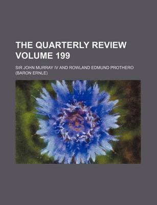 Book cover for The Quarterly Review Volume 199